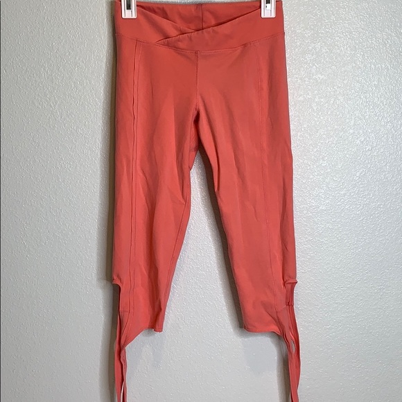 Free People Movement Turnout wrap tie Pink Leggings - Picture 4 of 8